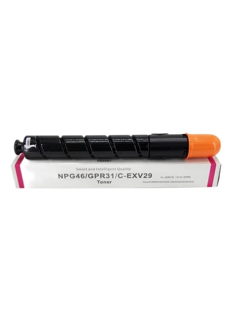Reacon خراطيش الحبر المتوافقة CEXV 29 مناسبة لطابعة كانون IR ADV C5030 كانون IR ADV5035، IR ADV C5235، IR ADV C5240 CEXV 29 (ماجنتا) - Image 1